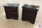 {{2X$BID}} (2) Two Drawer Night Stands 25