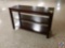 Three Shelf Entertainment Stand 48 x 18 x 19 in.