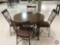 {{5XBID}} Ashley Furniture Round Dining Table and (4) Chairs 44 x 30 in.