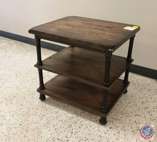 Three-Tier Side Table 26" x 22" x 25"