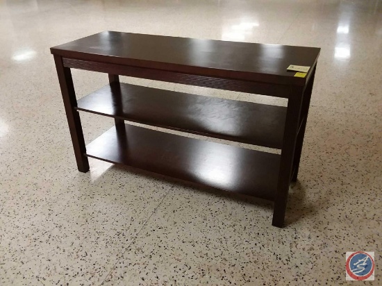 Three Shelf Entertainment Stand 48 x 18 x 19 in.