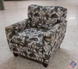Cherry Horner Upholstered Easy Chair w/ Guardsman Protection 37