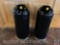 {2 x $ BID} Rubbermaid Black Bullet Waste Receptacles (Sold Times the Money)