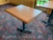 {3 x $ BID} 24 x 30 x 30 Restaurant Tables w/ Light Oak Trim (Sold Times the Money)