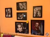 (6) Framed Photos of Marlon Brando and Other Actors