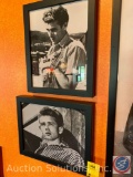 (5) Framed Vintage Photos of James Dean