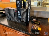LRS Guest Pager System Model No. TX-7470 w/ (46) Pagers, (3) Charging Bases and Transmitter