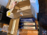 Disposable/Paper Products - ProPak Straws, Sleeve of Pastry Bags, Clear Plastic and Black Styrofoam