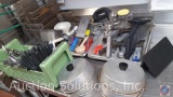 Various Baking and Kitchen Utensils, Misc. Flat Top Grill Tools