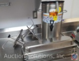 Bunn Ice Tea Maker Dispenser, (2) Hand Pump Condiment Servers, (8) Vollrath Slim Steam Table Pans