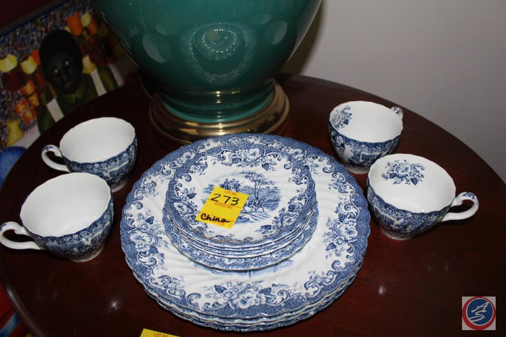 Coaching Scenes Johnson Ironstone Hunting Proxibid - Main Image