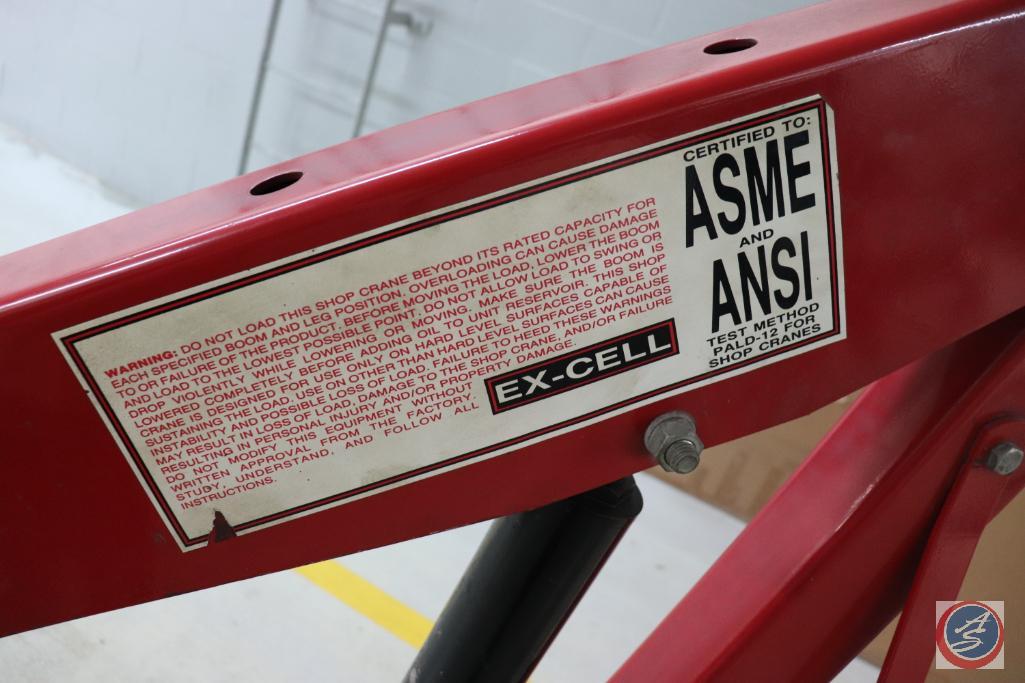 Ex-Cell Cherry Picker 2-Ton Engine Hoist Shop | Proxibid