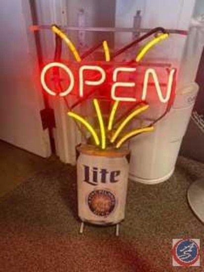 OPEN Lite Beer Neon Sign