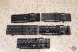 (5) Dell Keyboards Model SK 8115 and RT7D50