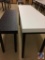 {{2X$BID}} (2) Display tables - 1- Black Display Table - 64x18x34 & 1- White Display Table -