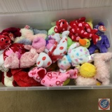 Small tote of beanie babies
