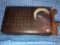 National 6 Transistor Radio in Brown Leather Case