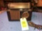 Mitchell Lullaby Bed Lamp Radio Model No. 1250 Walnut