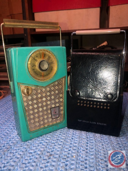 Emerson 888 Pioneer 8 Transistor Radio and Sears 9 Transistor Radio Model No. 5512 and 5513