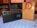 Sears Solid State 8 Transistor Radio, General Electric 7 Transistor Radio, Penneys Solid State Radio