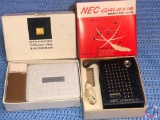 NEC Galaxie 6 Transistor Radio in Original Box and Standard Micronic Ruby in Original Case Model No.