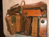 Assorted Leather Transistor Radio Covers [[CONDITIONS VARY]]