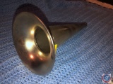 Metal Ponograph Horn Silver