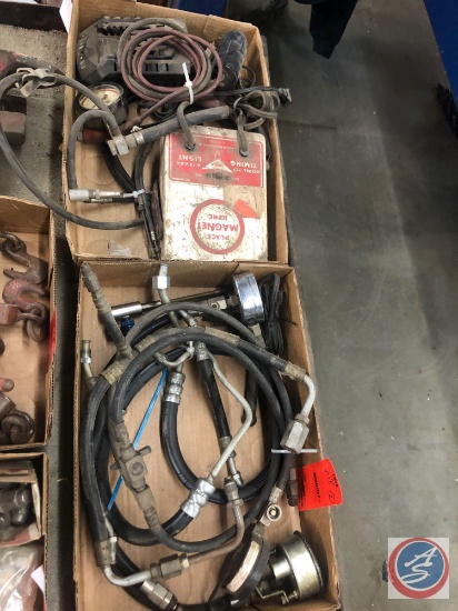 Lincoln Engineering Co. Timing Light Model No. 387, Sun Electric Fuel Pump Pressure Gauge and More