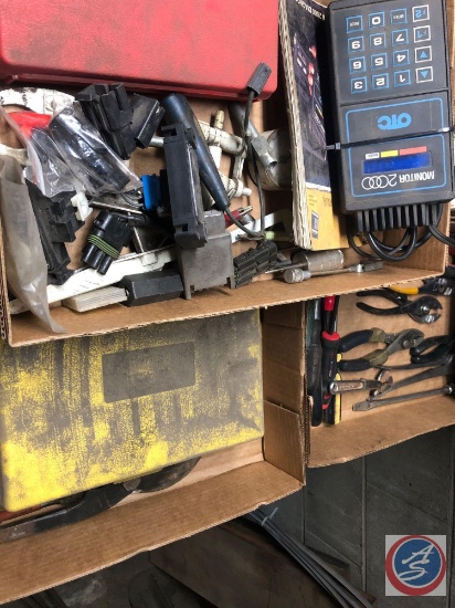 OTC Monitor, Float Positioning Tool Kit, Inter Compressor, Assorted Pliers and More