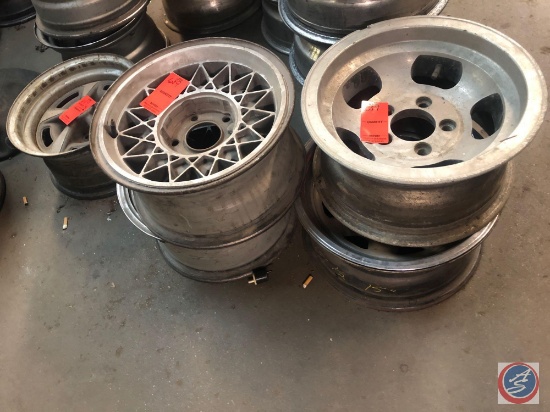 (5) 15" Five Lug Rims