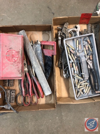 Piston Groove Cleaners, Ken-Tool Chain Wrench, New Britain Valve Adjustment Tool No. M200, Metal