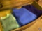 Contents of Drawer Including Pendelton Purple Cardigan Size M, Carlisle Sport Purple Sweater,