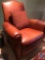 Ethan Allen Leather Reclining Arm Chair Measuring 40