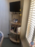 4 Tier Shelving Unit Including Wine Rack Measuring 26