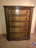 {{4X$BID}} Pulaski Furniture 5 Drawer Dresser Measuring 44