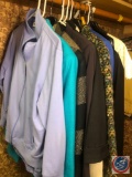 Drapers and Damon's Sweat Suit Size M, Don Caster Woven Silk Suit Jacket and Pants Size 14, UMI