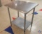 Stainless Steel NSF Table w/ Galvanized Bottom Shelf