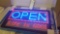 Qualite Super-Bright 22 x 13 in. Programmable OPEN Sign w/ Remote in Original Box