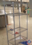 Olympic Storage 4-Shelf NSF Wire Rack 24 x 18 x 63 in.