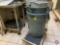 (2) 55 Gallon Rubbermaid Brute Trash Cans and Railroad Cart