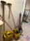 (2) Commercial Mop Buckets, Wet Floor Signs, Brooms and More