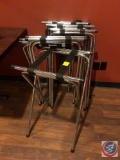 (7) Serving Tray Stands