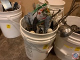 Tongs, Knives, Food Thermometers, Ladles and More in 5 Gallon Bucket