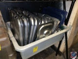 Assorted Steam Table Container Lids and Assorted Cambro Lids and Buss Tub