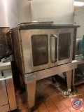 South Bend Gas Convection Oven on wheeled base.