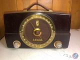 1953 Vintage Zenith Portable Tube Radio Model No. K-725