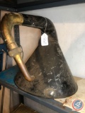Antique Oval Shaped Phonograph Horn