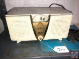 Philco Vintage Twin Speaker Portable Tube Radio Model No. 13686