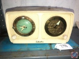 Silvertone Vintage Portable Alarm Clock Radio Model No. N40660-1-PC