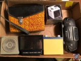 Farmland Super Start Battery Radio, Kodak Instamatic 500 Camera, Cube Shaped AM Radio Model No.